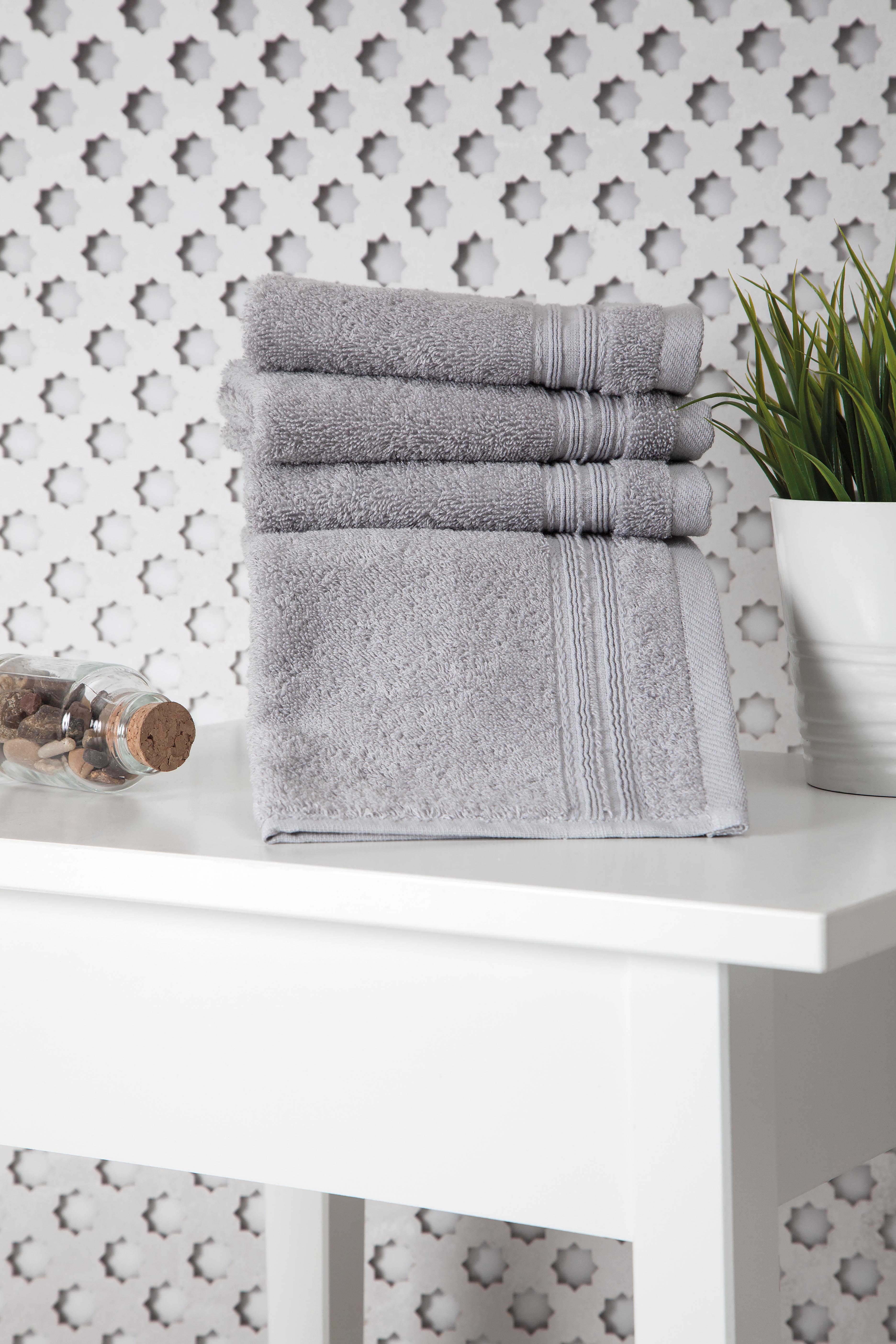 100% Genuine Turkish Cotton Cascade Washcloth(Set of 4) – Ozan